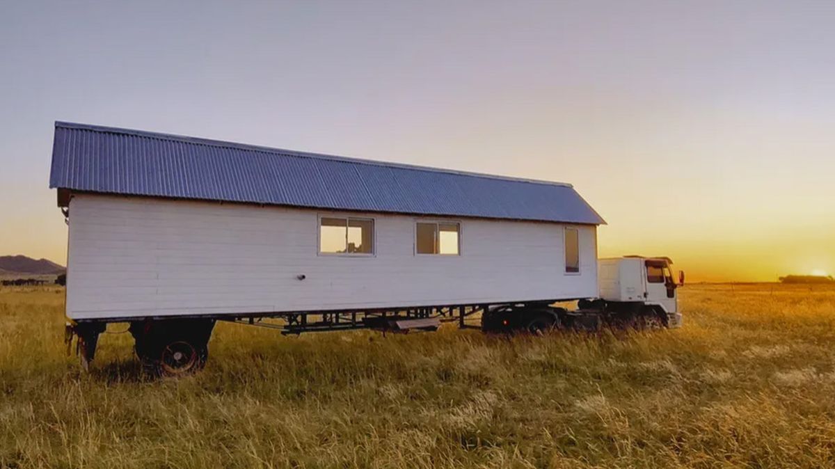Tiny house que se puede trasladar a cualquier parte del país.