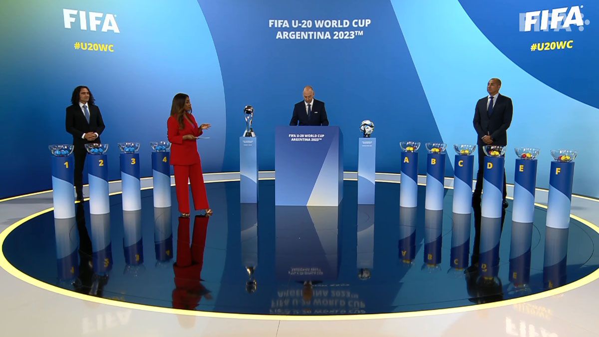 La FIFA celebró el sorteo del Mundial Sub 20 que se jugará en Argentina