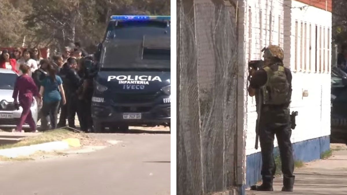 Momentos de verdadera tensión se vivió en una escuela de La Paz