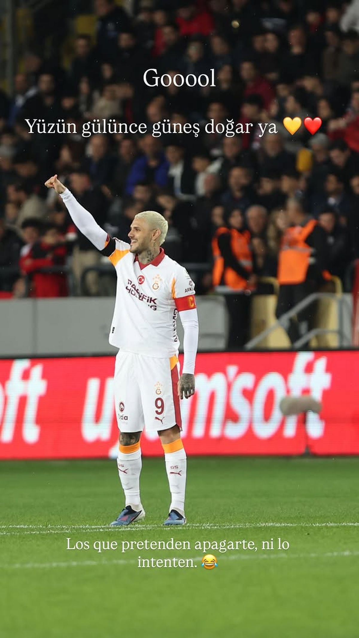 La China Su&aacute;rez celebr&oacute; el gol de Mauro Icardi y dispar&oacute; contra todos.