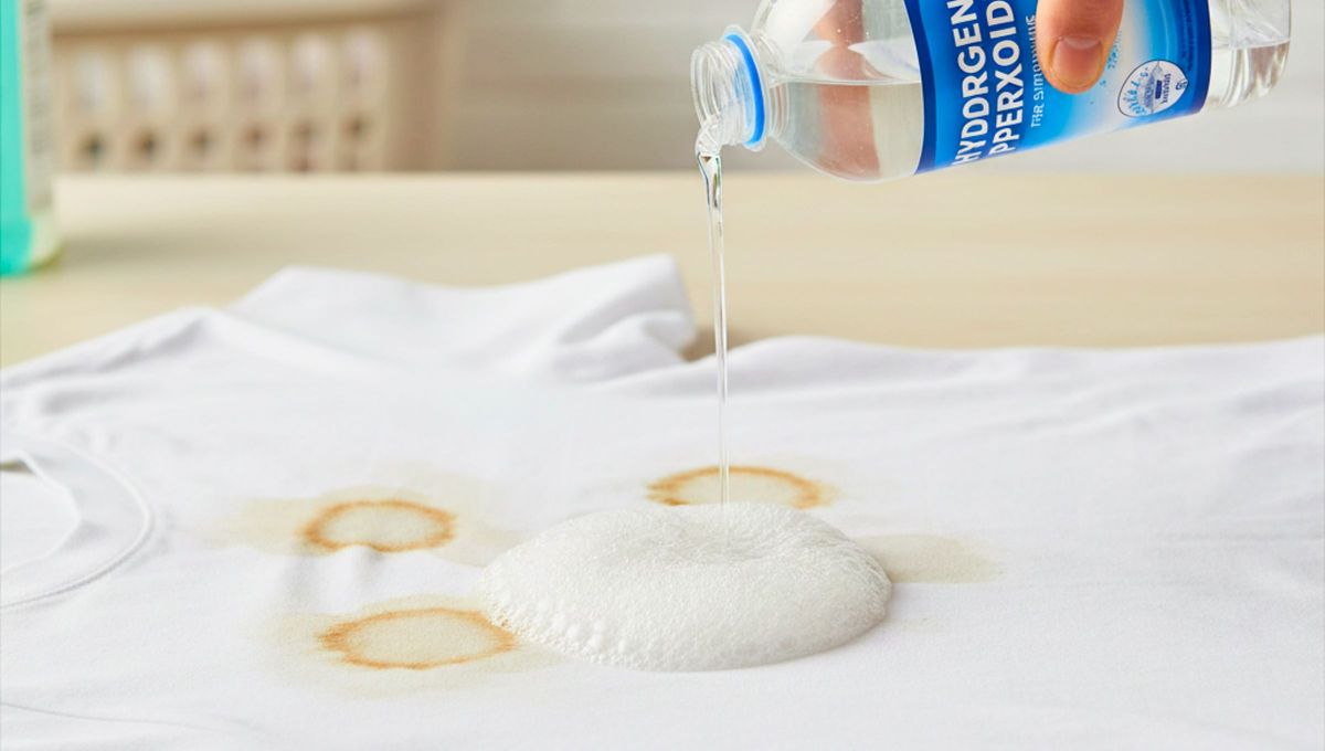 Por qué hay que lavar la ropa blanca con agua oxigenada y para qué sirve