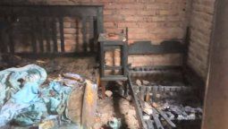 Les intentaron robar, no pudieron y les incendiarion la casa