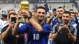 Lionel Scaloni explotó de felicidad al ganar el Mundial Qatar 2022 con la Selección argentina.