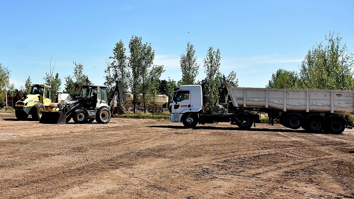 El lugar donde se construirán las nuevas viviendas en Santa Rosa.