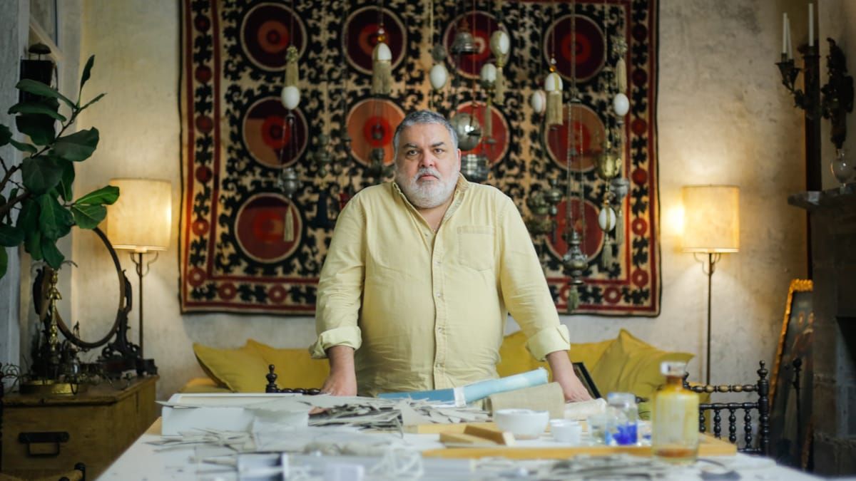 En su casa-taller La Alboroza (que significa lugar donde habita la felicidad) recibió a Diario UNO el artista Sergio Roggerone. En su casa-taller La Alboroza (que significa lugar donde habita la felicidad) recibió a Diario UNO el artista Sergio Roggerone.