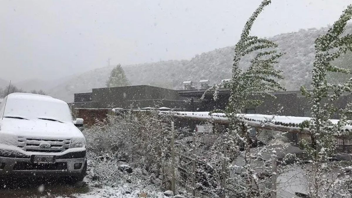 ¡Preparate! Fuerte nevada y zonda: 