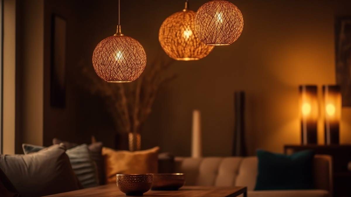 Crea una hermosa lámpara con solo dos materiales y renueva tu hogar