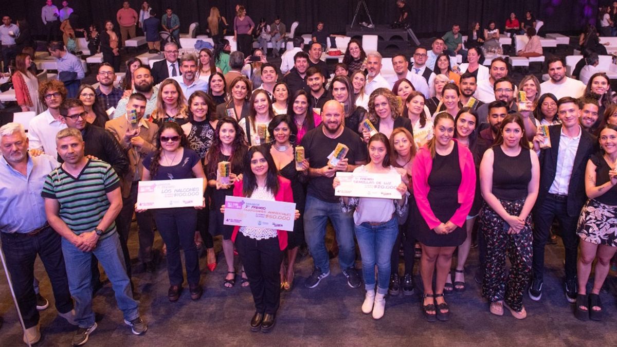 Los premiados por la Red Inclusión Mendoza.