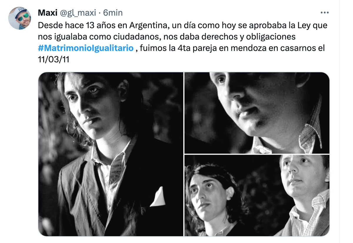 Un mendocino celebró la fecha y lo recordó con un mensaje en la red del pajarito. Un mendocino celebró la fecha y lo recordó con un mensaje en la red del pajarito.