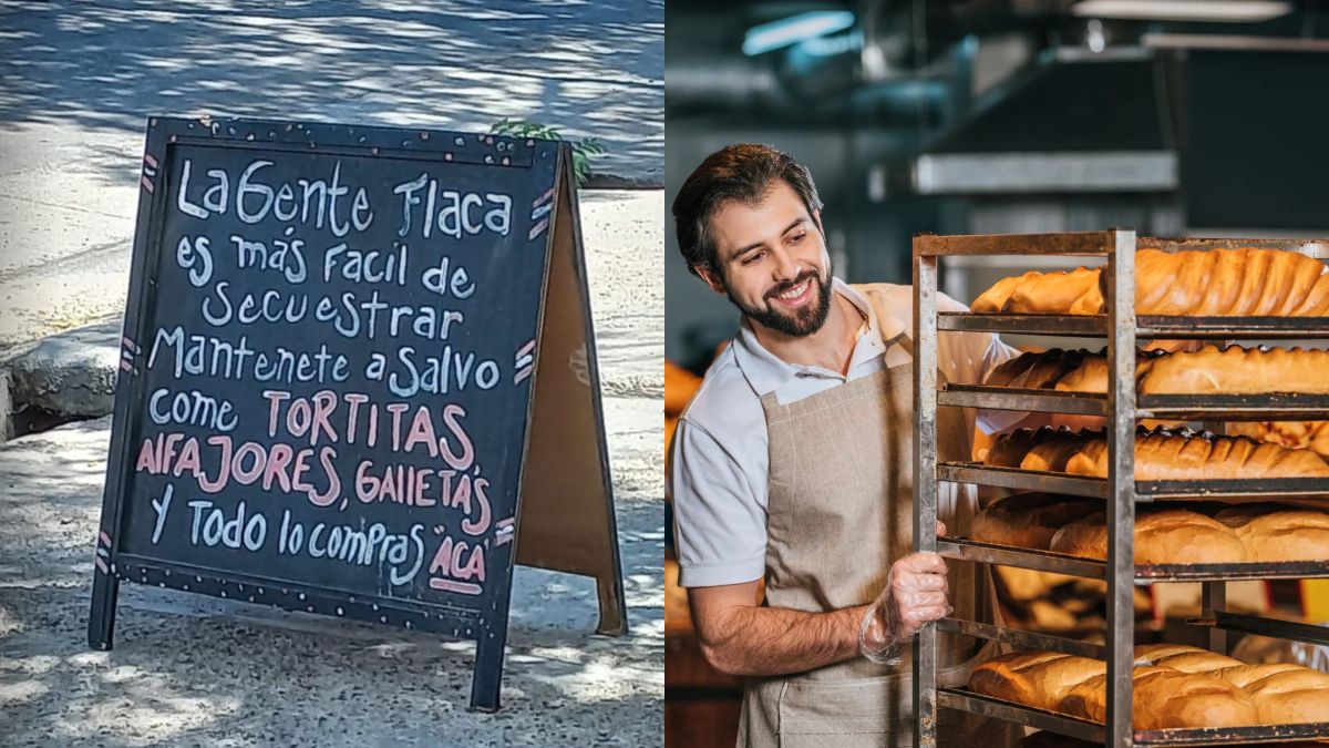Una panadería de Mendoza se hizo viral en Instagram por su insólito cartel