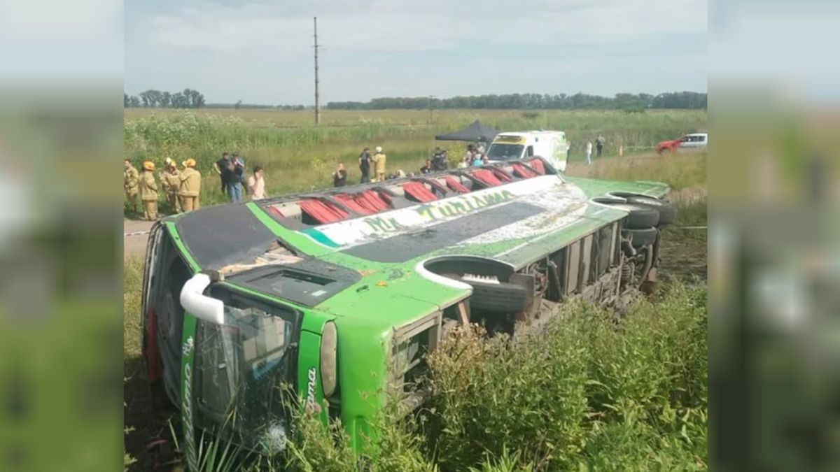 Accidente en la ruta 2: dos muertos, 44 heridos y el chofer del micro fue imputado
