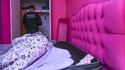 El lugar donde prostituían a mujeres y que fue allanado.