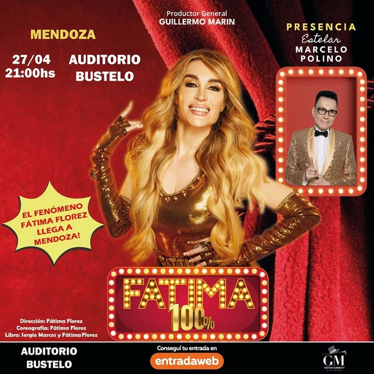 El show humorístico musical combina distintos cuadros de baile y humor, donde Fátima interpreta grandes personajes. El show humorístico musical combina distintos cuadros de baile y humor, donde Fátima interpreta grandes personajes.