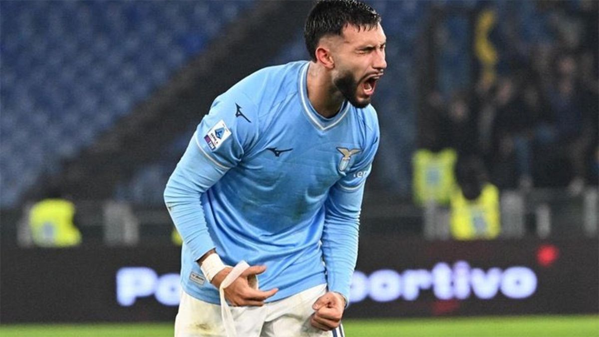 Valentín Castellanos tuvo una gran actuación en la goleada de Lazio sobre Niza por la Europa League