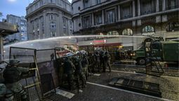 Disturbios frente al Congreso en la protesta contra la ley de propiedad privada
