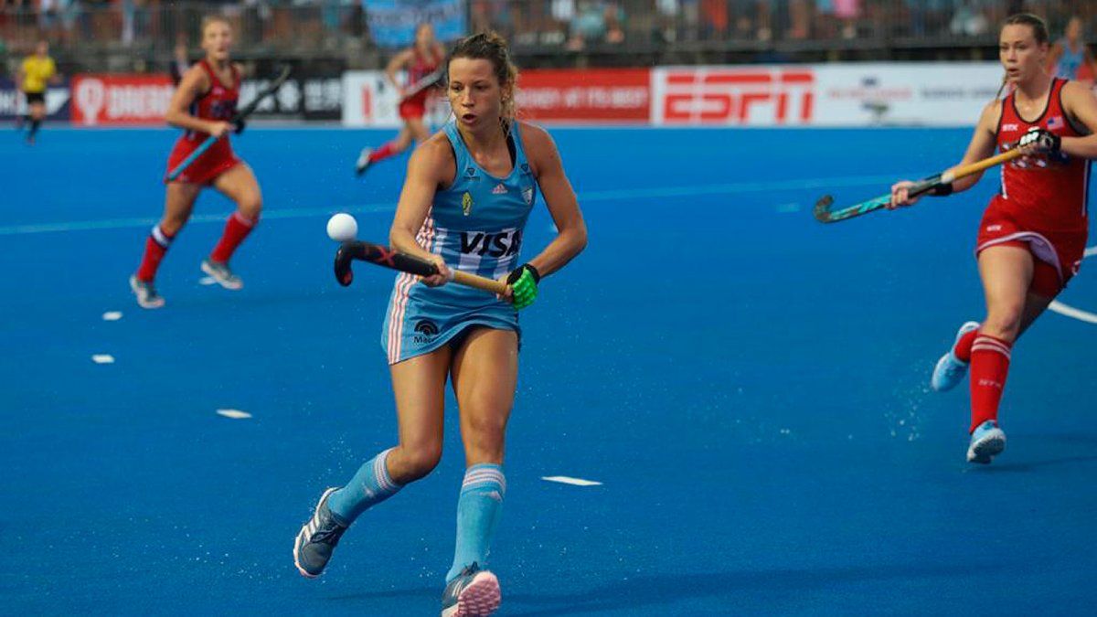 Delfina Merino es una de las figuras de Las Leonas.