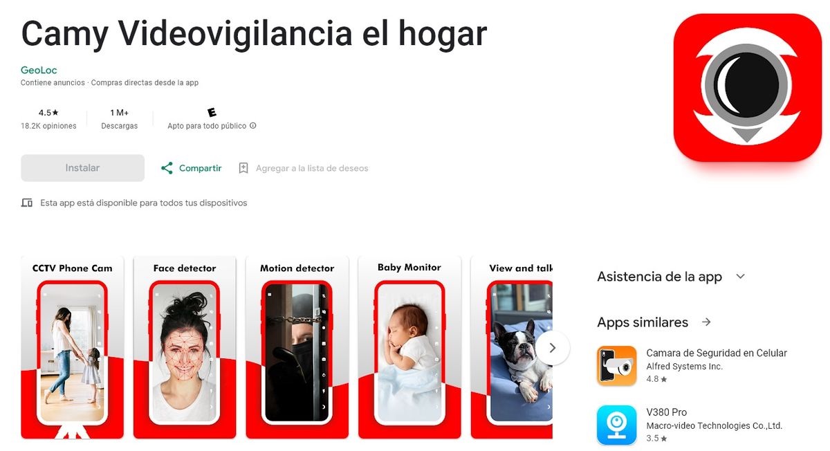Una app para que tu teléfono sea una cámara de vigilancia. Una app para que tu teléfono sea una cámara de vigilancia.