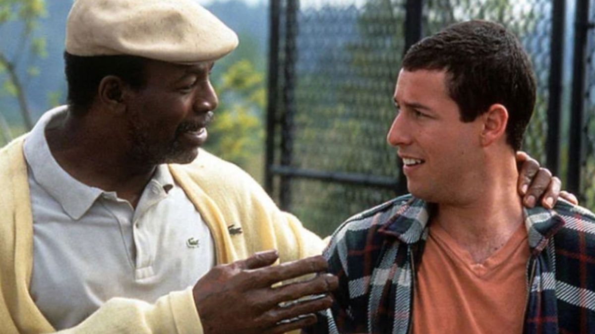Carl Weathers y Adam Sandler en "Happy Gilmoure". Carl Weathers y Adam Sandler en "Happy Gilmoure".
