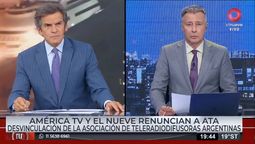 América TV y El Nueve renuncian a la Asociación de Teleradiodifusoras Argentinas.