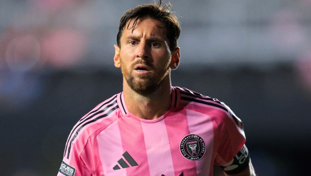 Lionel Messi se descargó con un rival en el gol agónico del Inter Miami