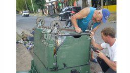 Reparan contenedor