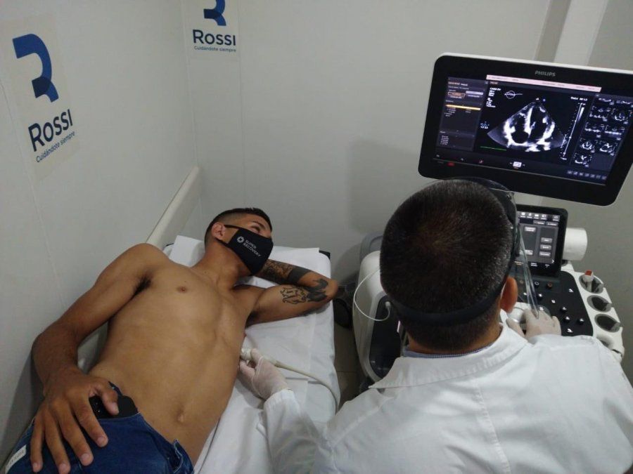 Alex Vigo pasó la revisación médica.