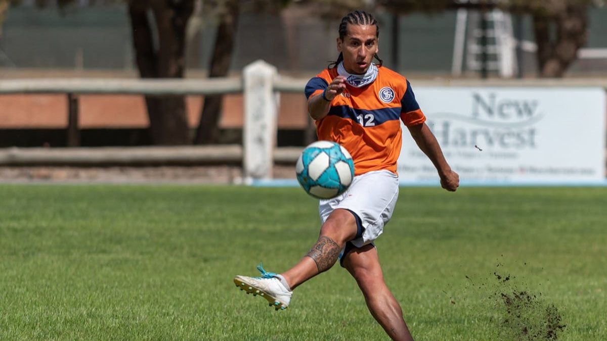 &nbsp;Enzo Mazal tuvo minutos de fútbol. Foto: gentileza Prensa Independiente RIvadavia.