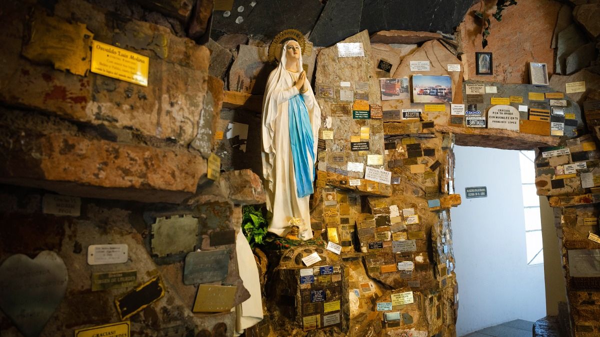 El Santuario de El Challao, de la Virgen de Lourdes, tiene misas y actividades durante todo este miércoles 11 de febrero. Imagen ilustrativa.
