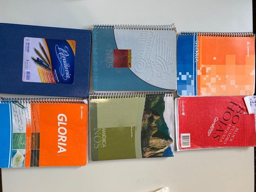 Los cuadernos donde Oscar Centeno anotaba 