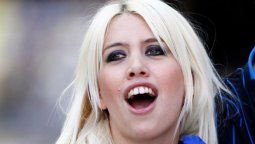 Wanda Nara quiso ocultar su panza de embarazada pero no pudo