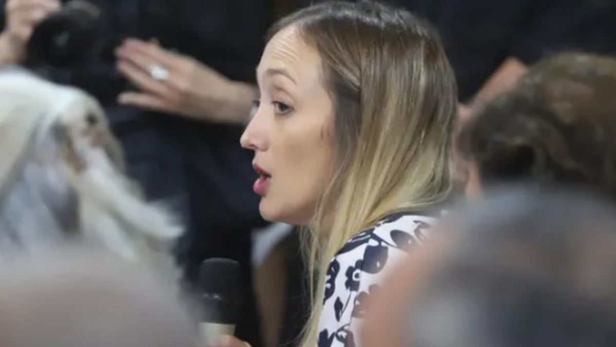 Anabel Fernández Sagasti estruvo picante en el tratamiento de Ficha Limpia en comisiones del Senado de la Nación. Foto: Senado de la Nación.
