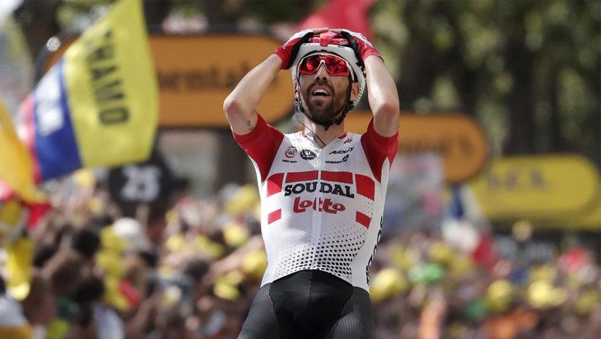 El belga de Gendt ganó la octava etapa y el argentino Richeze quedó lejos