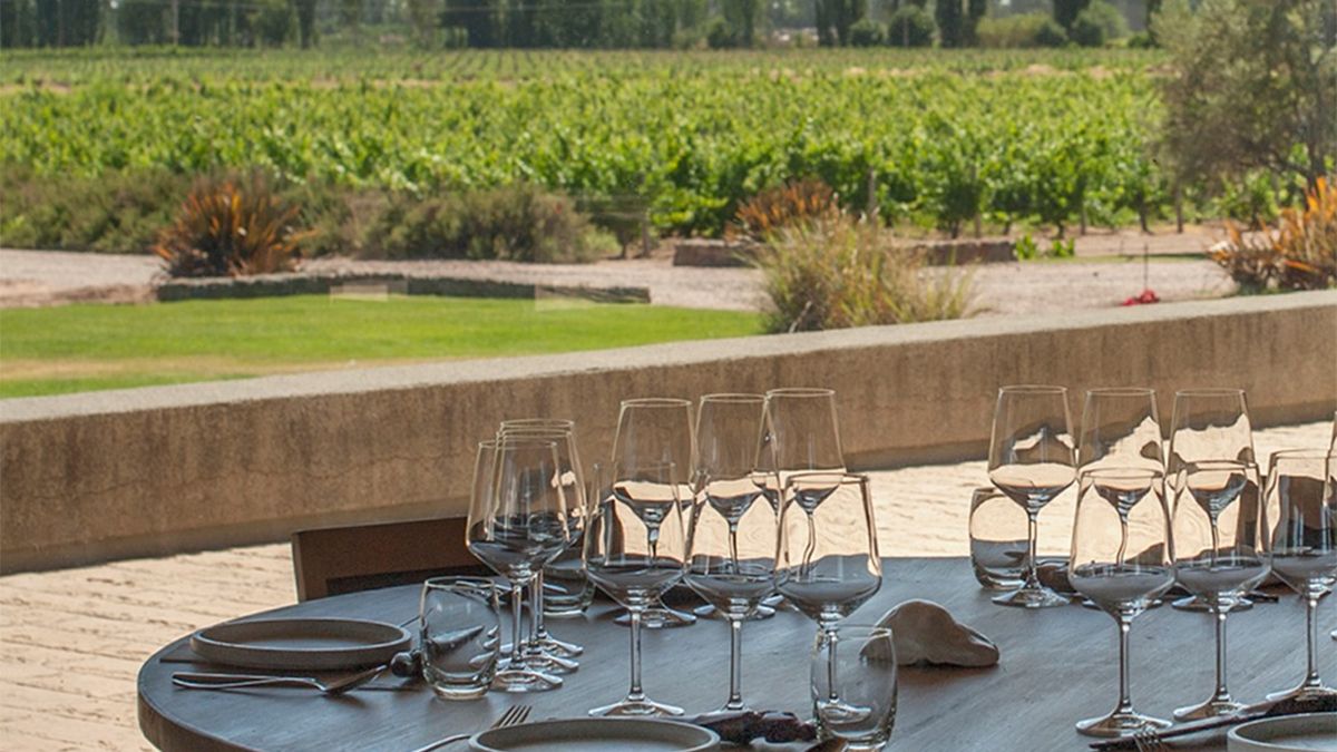 Quimera Bistro tiee una vista privilegiada a la laguna, viñedos y a la montaña.