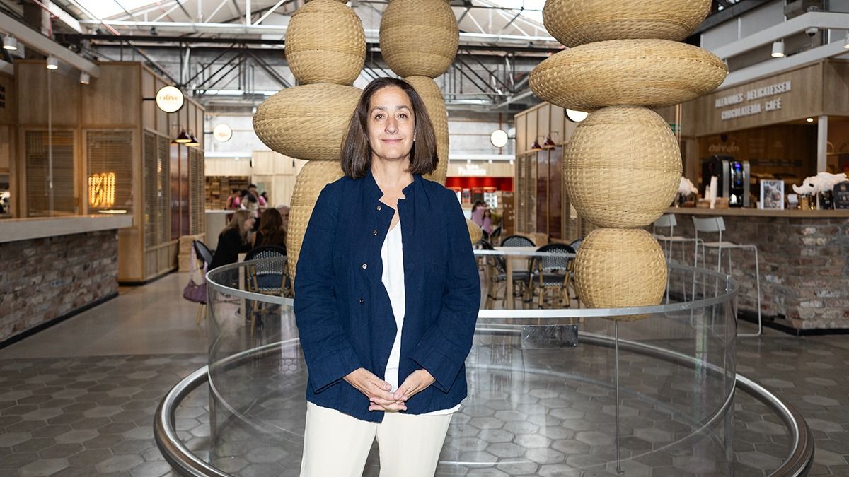 Sofía Pescarmona en el mercado y área gastronómica de Planta Uno. Sofía Pescarmona en el mercado y área gastronómica de Planta Uno.