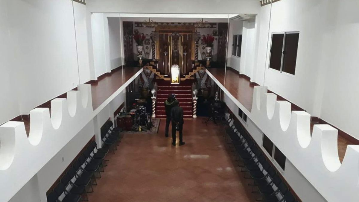 El Templo Filadelfia donde explotaban laboralmente a las víctimas. El Templo Filadelfia donde explotaban laboralmente a las víctimas.