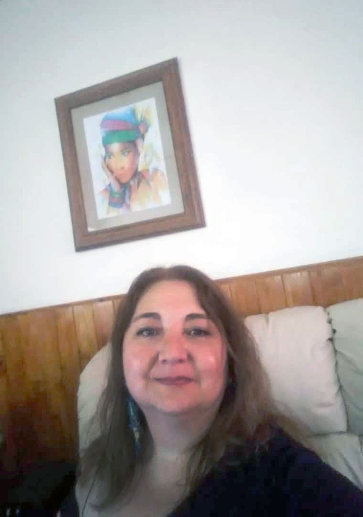 La docente Laura Martínez.