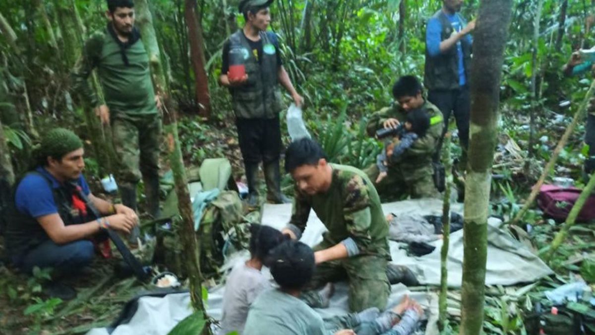 Cómo lograron sobrevivir los cuatro hermanitos perdidos 40 días en la selva colombiana