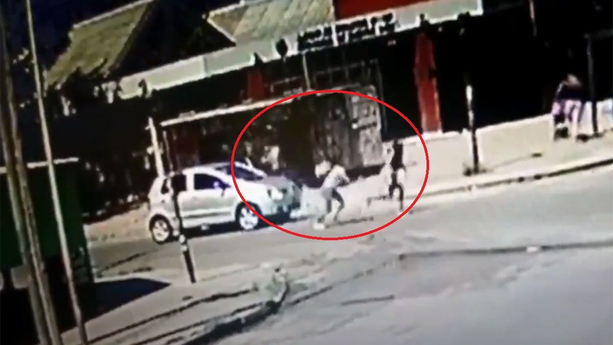 Captura de video: fusilaron a un kiosquero.