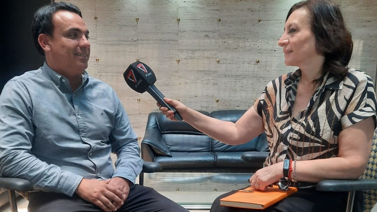 José Orts, de Iscamen, entrevistado por Carina Scandura. José Orts, de Iscamen, entrevistado por Carina Scandura.