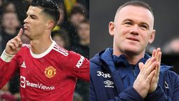 Cristiano Ronaldo y Wayne Rooney están enfrentados.