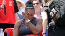 El llanto de dolor de Serena Williams conmovió a todos