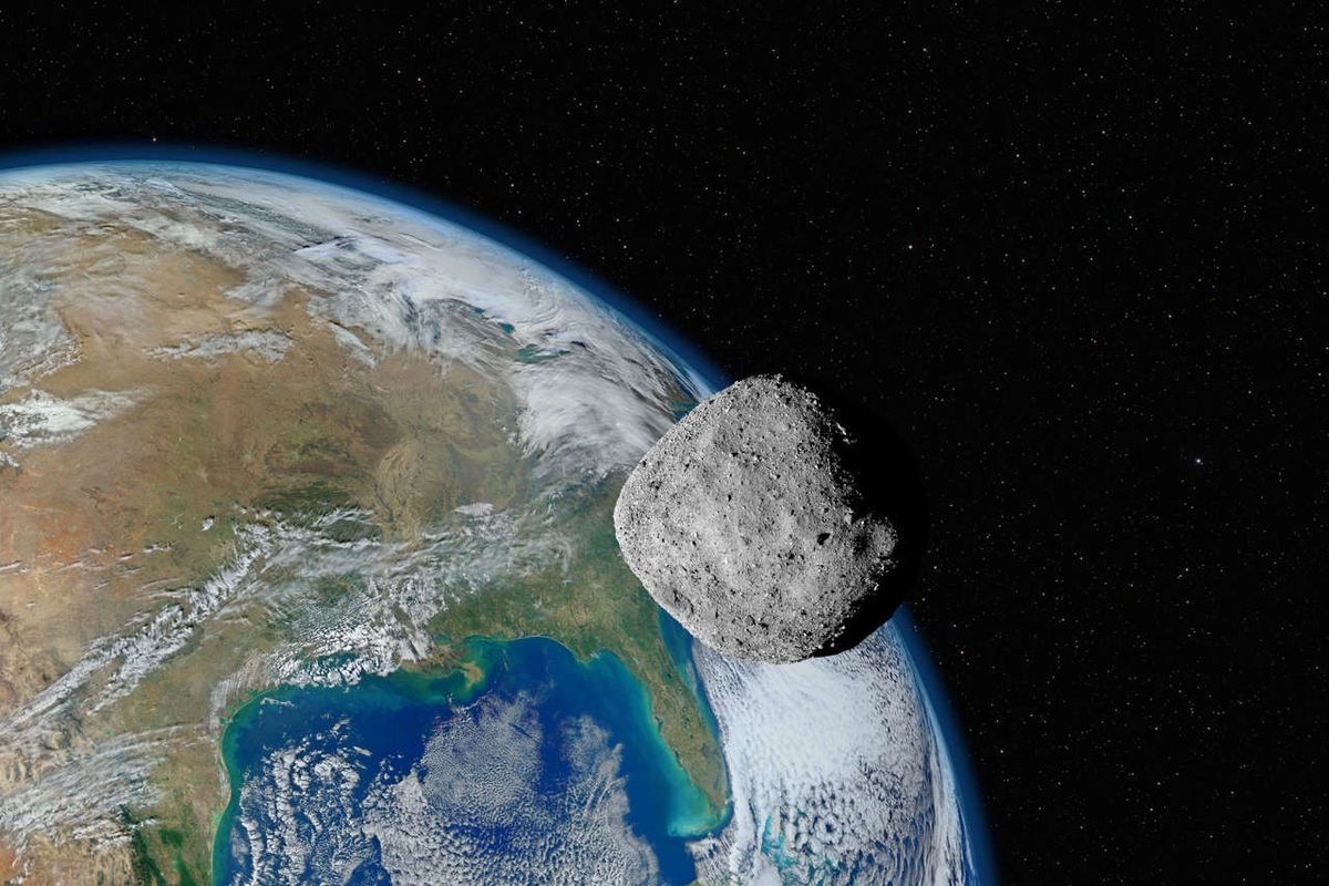 De impactar contra la Tierra, este asteroide provocaría un invierno global. De impactar contra la Tierra, este asteroide provocaría un invierno global. 