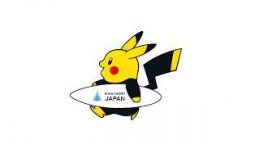 Pikachu se convierte en la imagen del surf en Japón