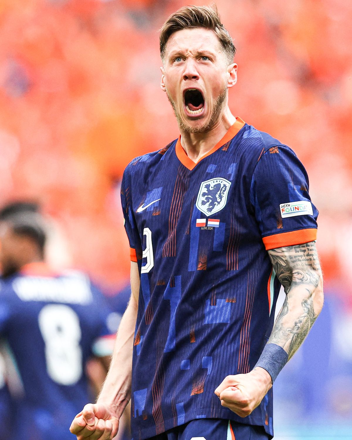 Wout Weghorst entró y marcó para Países Bajos en la Eurocopa. Wout Weghorst entró y marcó para Países Bajos en la Eurocopa.