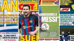 Lionel Messi fue tapa de los diarios tras su pase al Inter Miami.