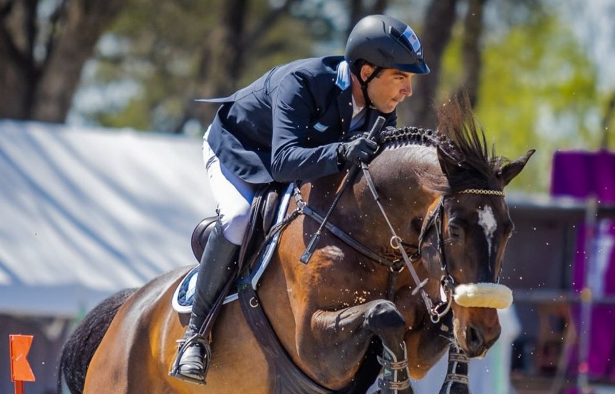 Lucas Mesa integró el equipo argentino que ganó la medalla de plata.