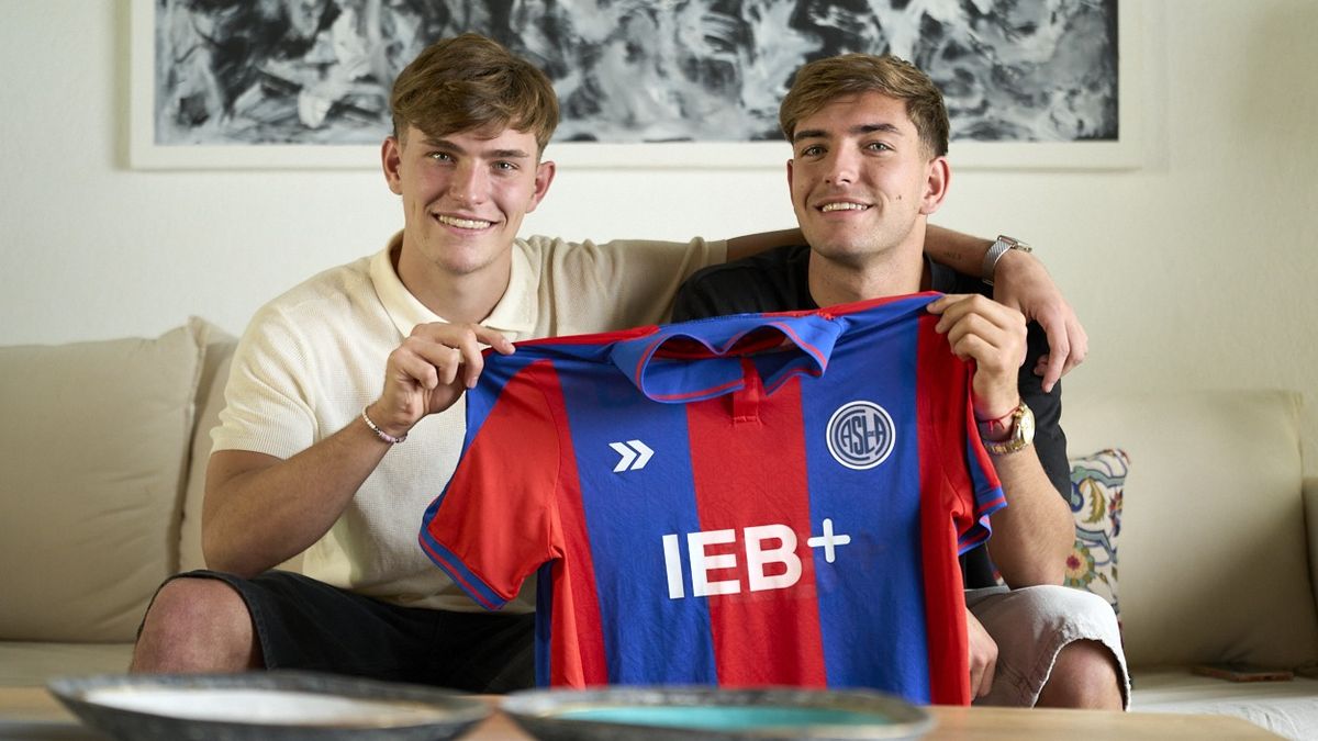 Francisco e Ignacio Perruzzi disfrutan jugando juntos en San Lorenzo: