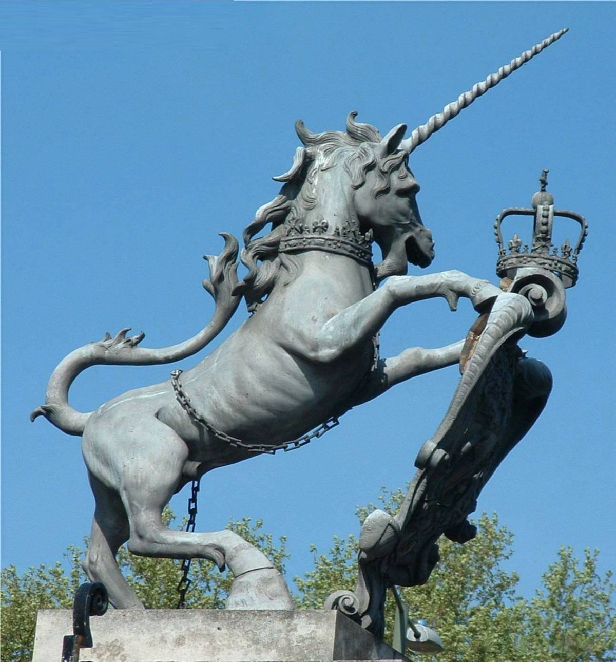 El unicornio es el animal elegido por los escoceses.