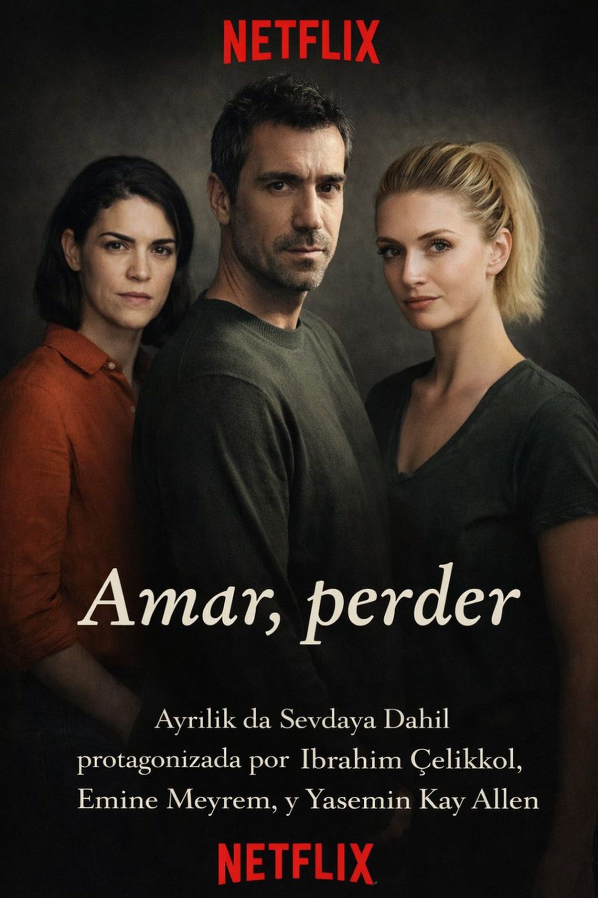 Hakan Çelik, Ibrahim Celikkol y Emine Meyrem. Los actores turcos que interpretan la serie recién estrenada, Amar, perder. Hakan Çelik, Ibrahim Celikkol y Emine Meyrem. Los actores turcos que interpretan la serie recién estrenada, Amar, perder. 