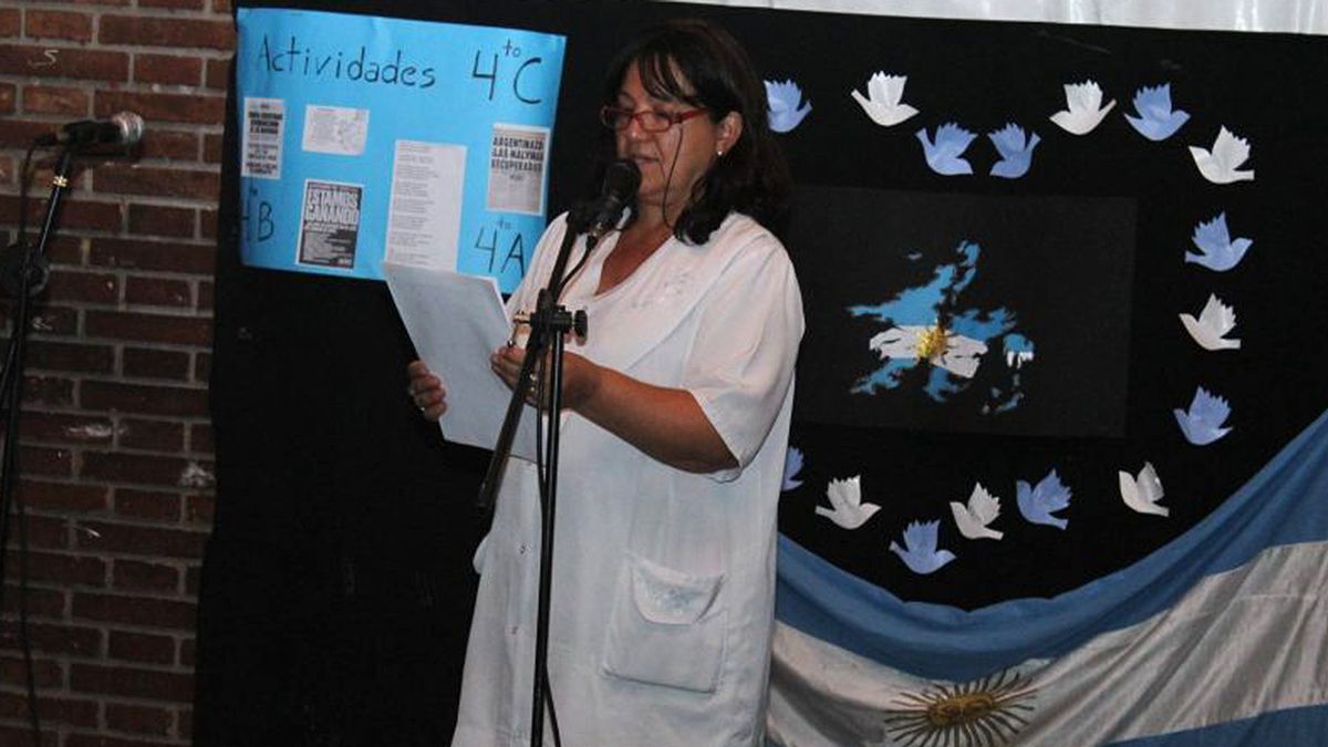 La docente mendocina Carmen Laffont (57) trabaja en Maipú.